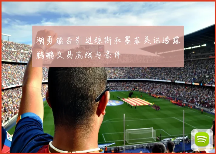 湖勇能否引进琼斯和墨菲美记透露鹈鹕交易底线与条件